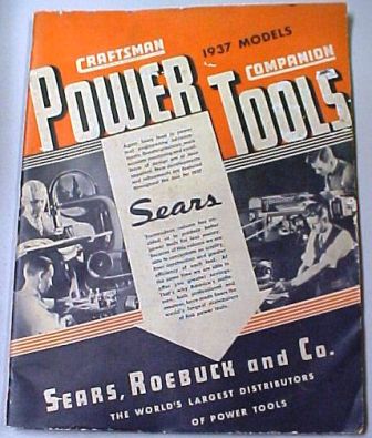 Sears Craftsman 1937 tool catalog