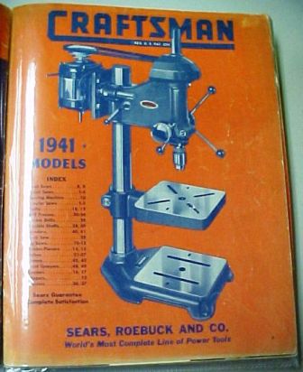 Sears Craftsman 1941 tool catalog