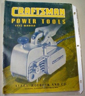 Sears Craftsman 1942 tool catalog