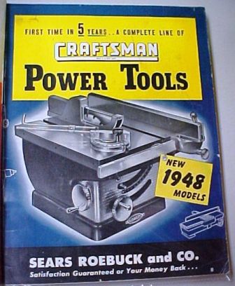 Sears Craftsman 1948 tool catalog