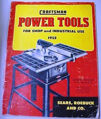 Sears Craftsman 1952 tool catalog