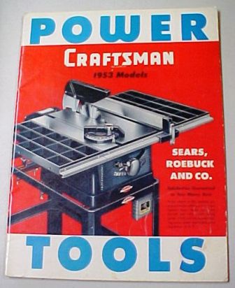 Sears Craftsman 1953 tool catalog