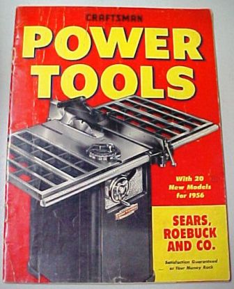 Sears Craftsman 1956 tool catalog