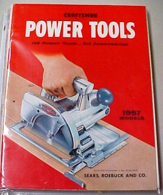 Sears Craftsman 1957 tool catalog