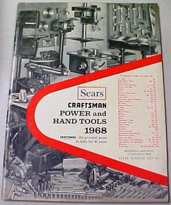Sears Craftsman 1968 tool catalog