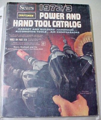 Sears Craftsman 1972/73 tool catalog