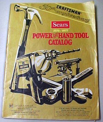 Sears Craftsman 1976/77 tool catalog