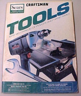 Sears Craftsman 1979/80 tool catalog