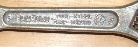 Antique w4041 Diamond Calk Horseshoe double ended wrench