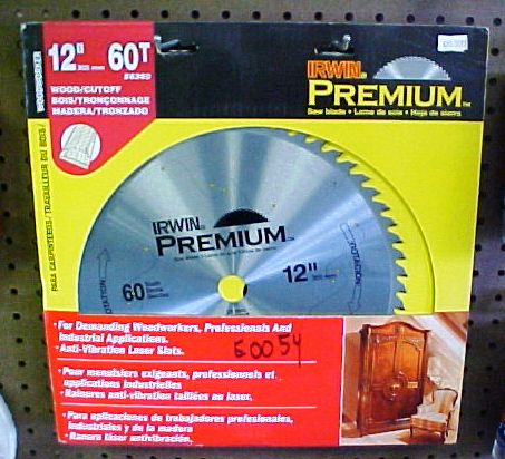 Irwin Premium 12" daw Blade 60 tooth