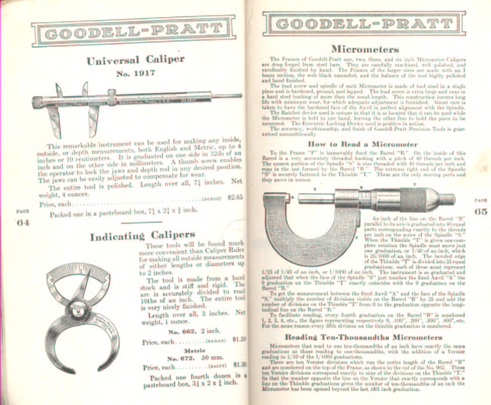 Goodell Pratt How to read a Micrometer