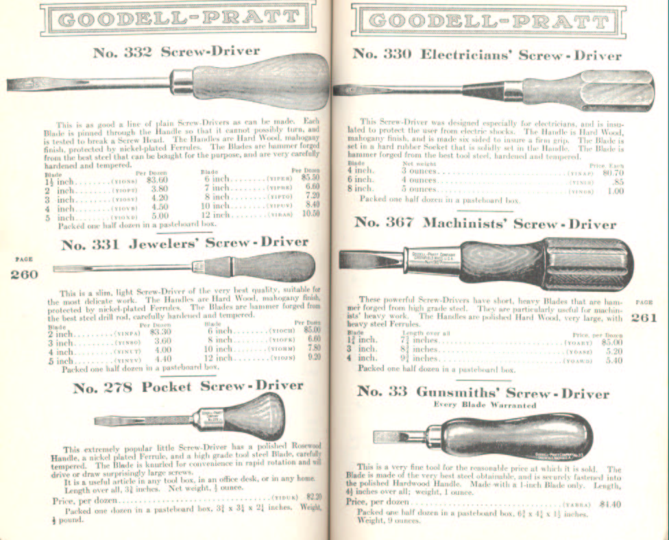 Goodell Pratt Jewelers, Electricians, Machinist