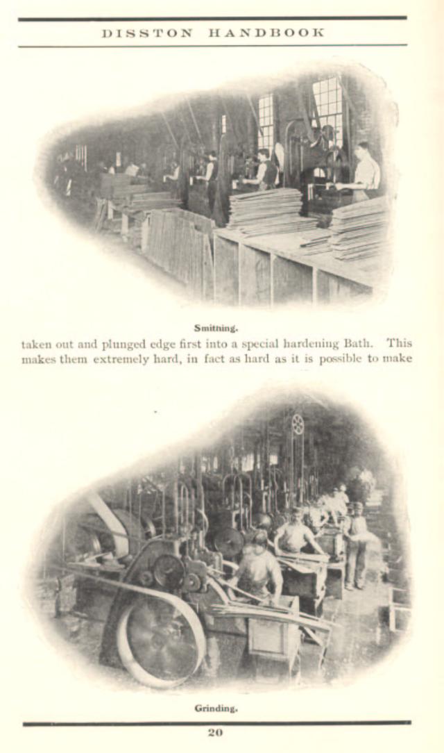 Disston Smithing and Grinding Process