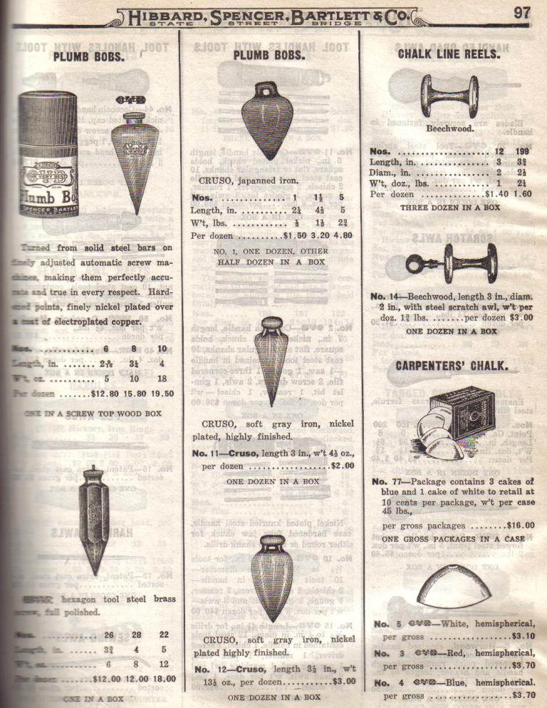OVB, REV-O-NOC, Cruso Plumb Bob