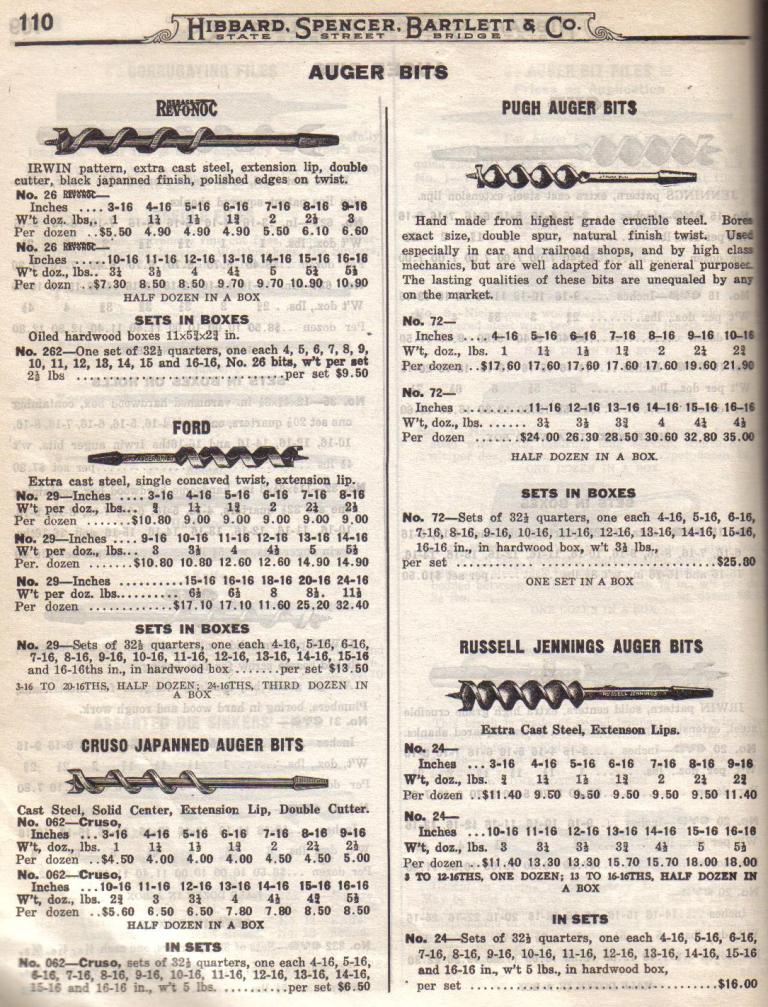 REV-O-NOC, Ford, Cruso, Jennings, Auger Bit