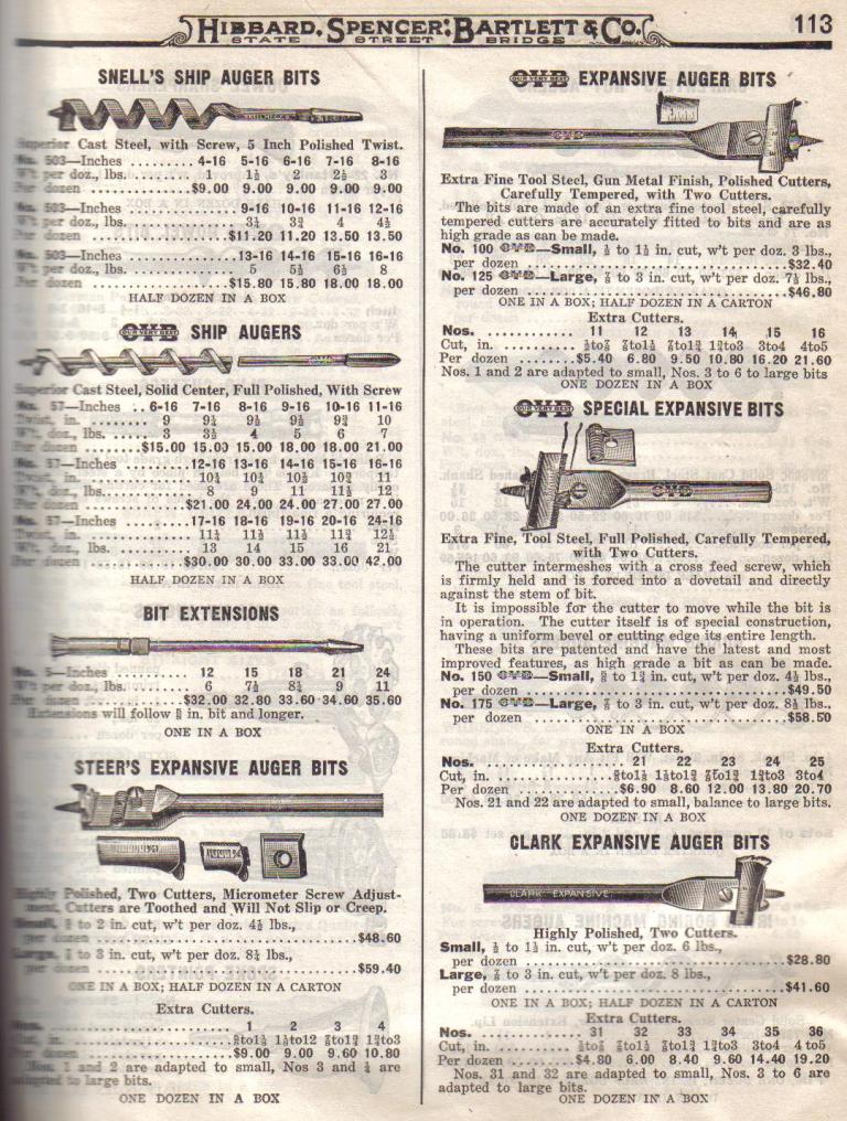 Our Very Best, Snell Auger Bit