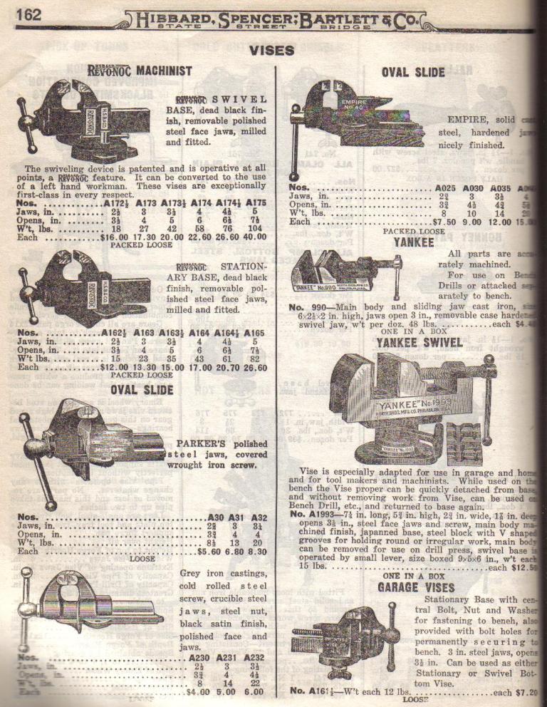 REV-O-NOC, Empire, Yankee Vises