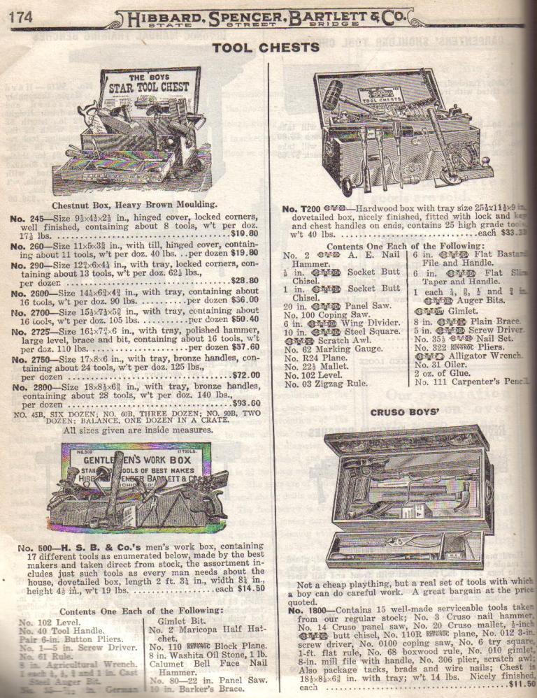 OVB, H.S.B. & Co. Tool Chests