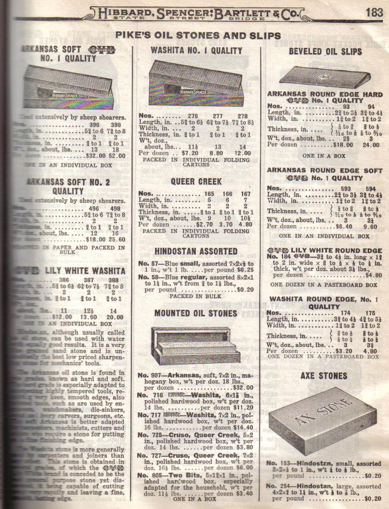 Pikes Our Very Best Oil Stones and Slips