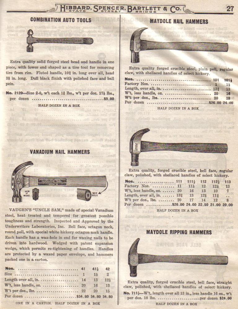 Maydole, Vanadium Nail & Ripping Hammer