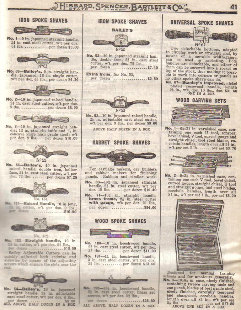 Spoke Shaves and Wood Carving Sets