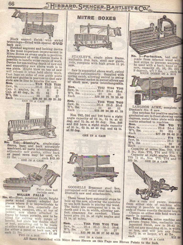 OVB, Stanley, Millers Falls Saw Mitre Box