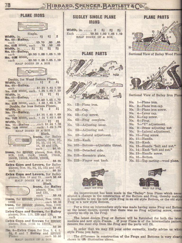 Siegley Plane Parts