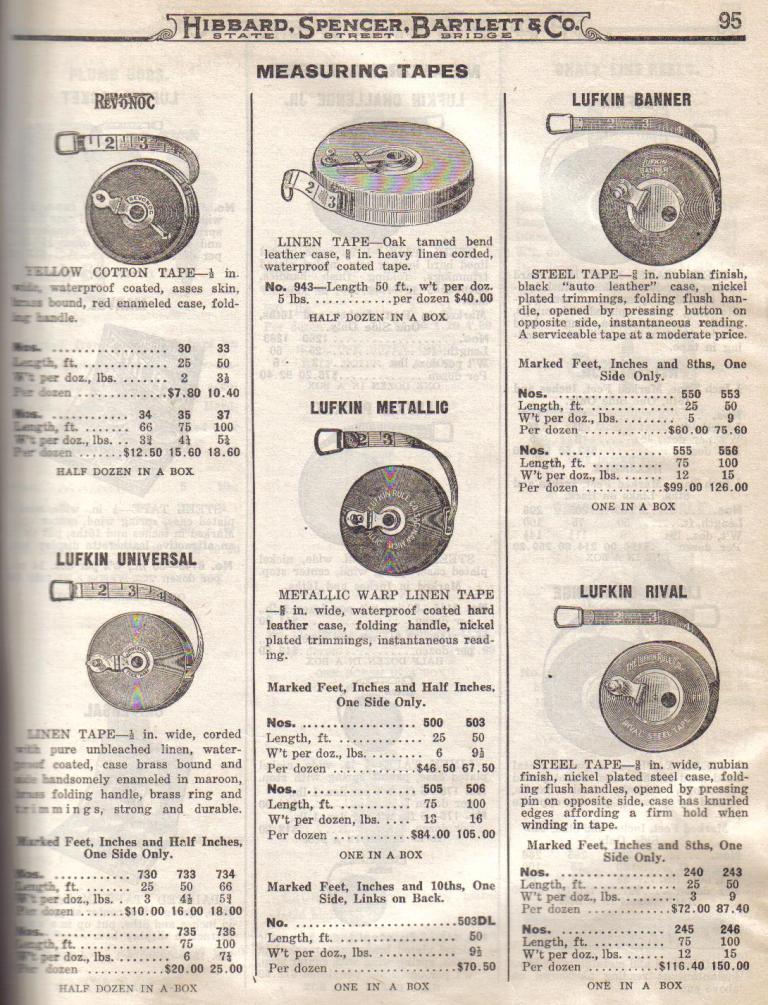 REV-O-NOC, Lufkin Measuring Tape