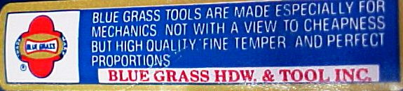 Blue Grass hammer 