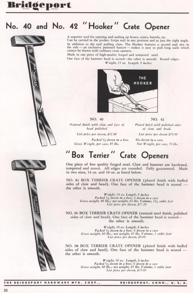 Bridgeport crate opener 1953 catalog page 30