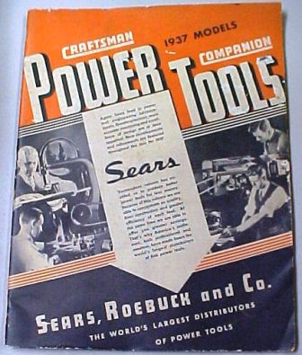 Sears Craftsman 1937 tool catalog