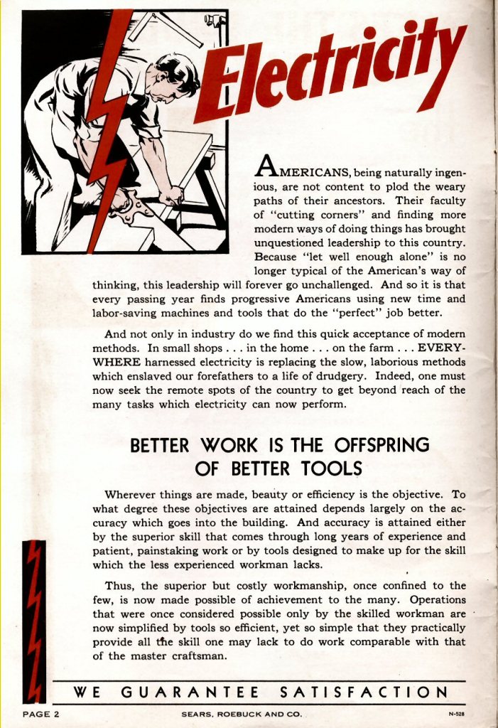 1931 Craftsman catalog page 2