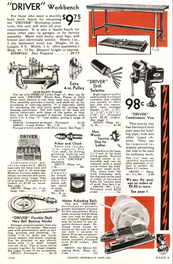 1931 Craftsman workbench page 9