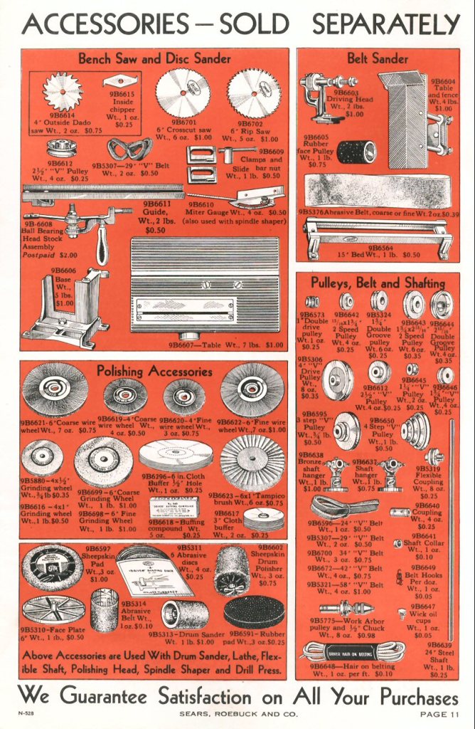 1931 Craftsman driver accessories page 11