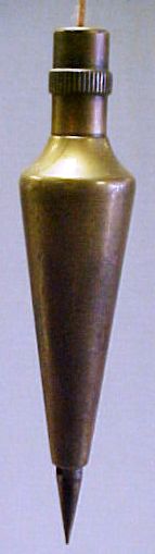 Dietzgen Pat. 8.24.26 8 oz brass plumb bob
