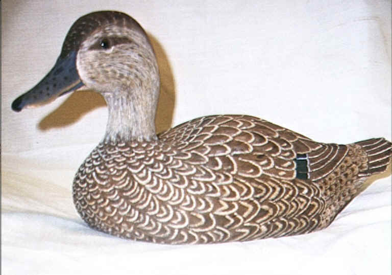 Mallard duck woodcarving by Moose Struthers