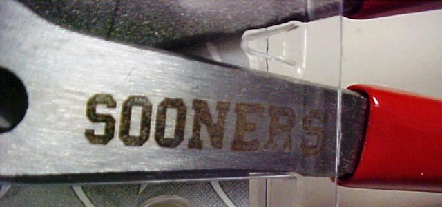 Wilde Oklahoma Sooners piers
