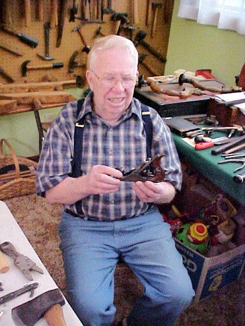 Gene with his Stanley number 1 plane