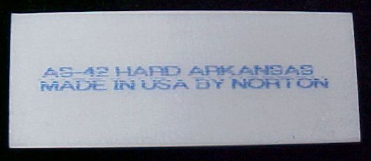 Norton Hard Arkansas Carving tool slip stone