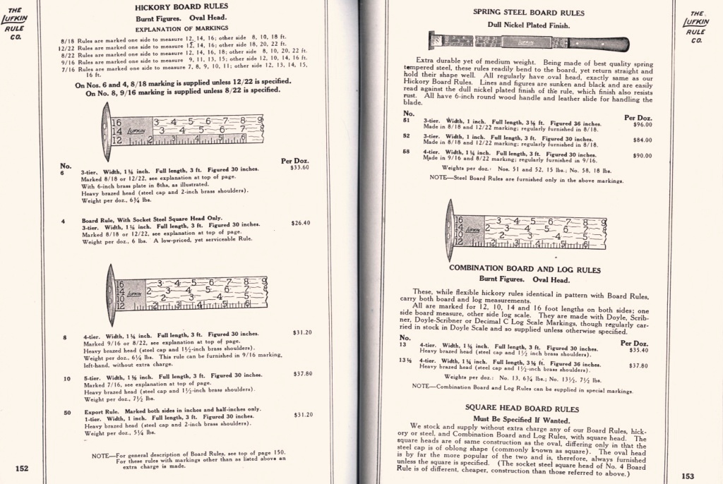 Lufkin Board and Log Rule