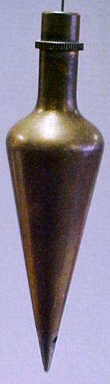 National Brass plumb bob 12 