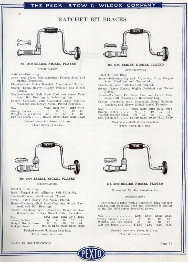 PEXTO Braces no. 7000, 5000, 4900, 5500
