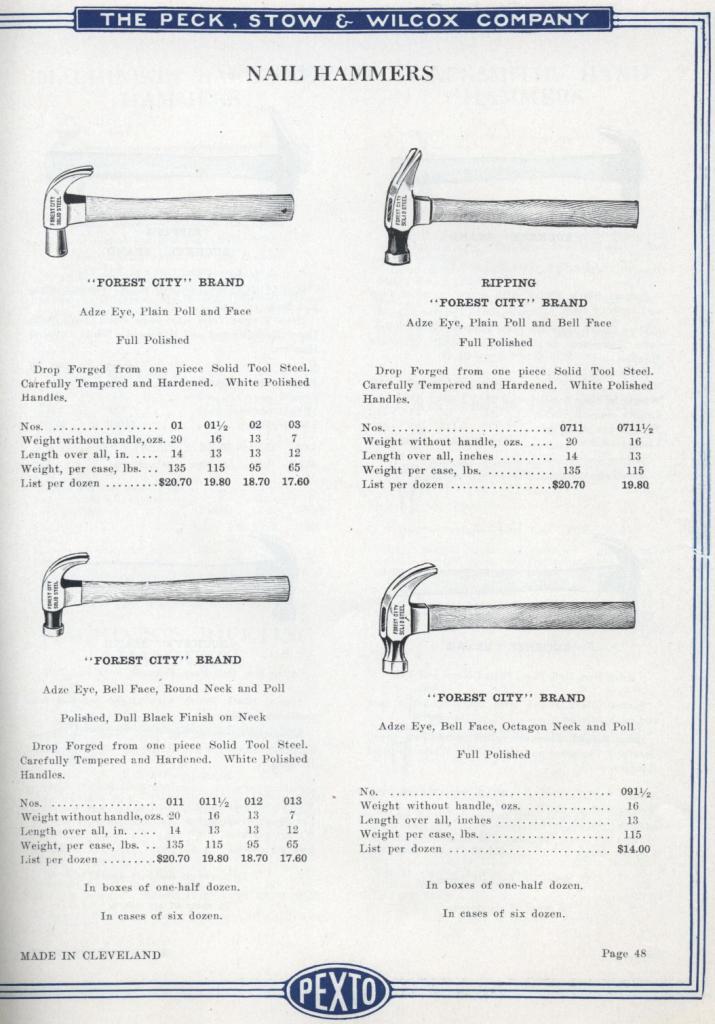 Nail hammer Forest City Brand