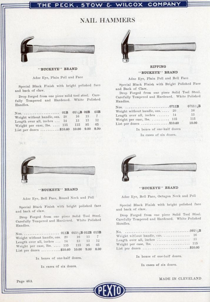 Buckeye Brand Nail Hammer
