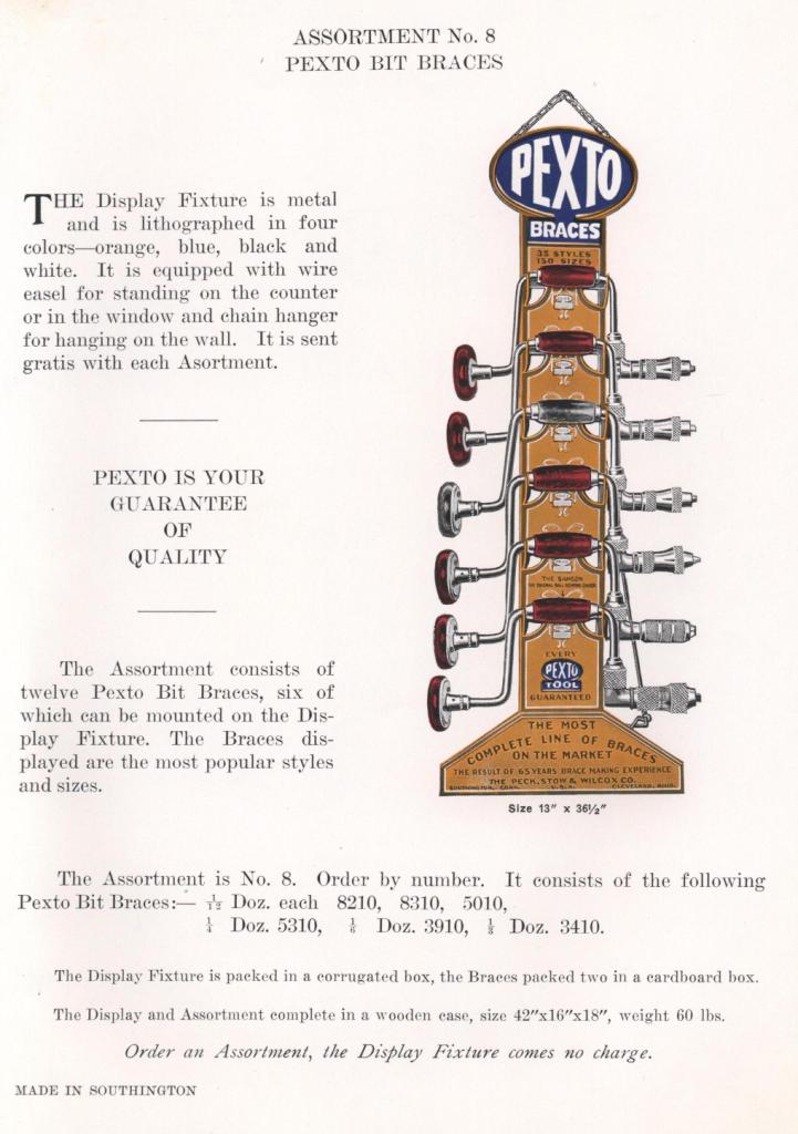 PEXTO Bit Braces Display 1923