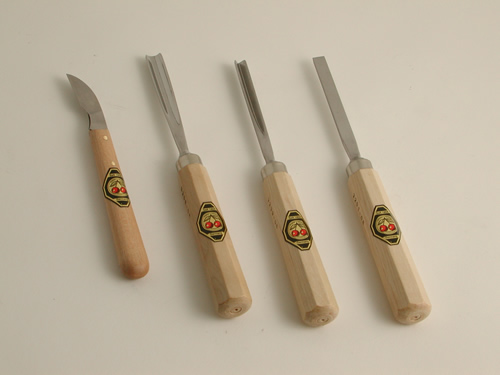 Two Cherries 4 piece carving set #5153424