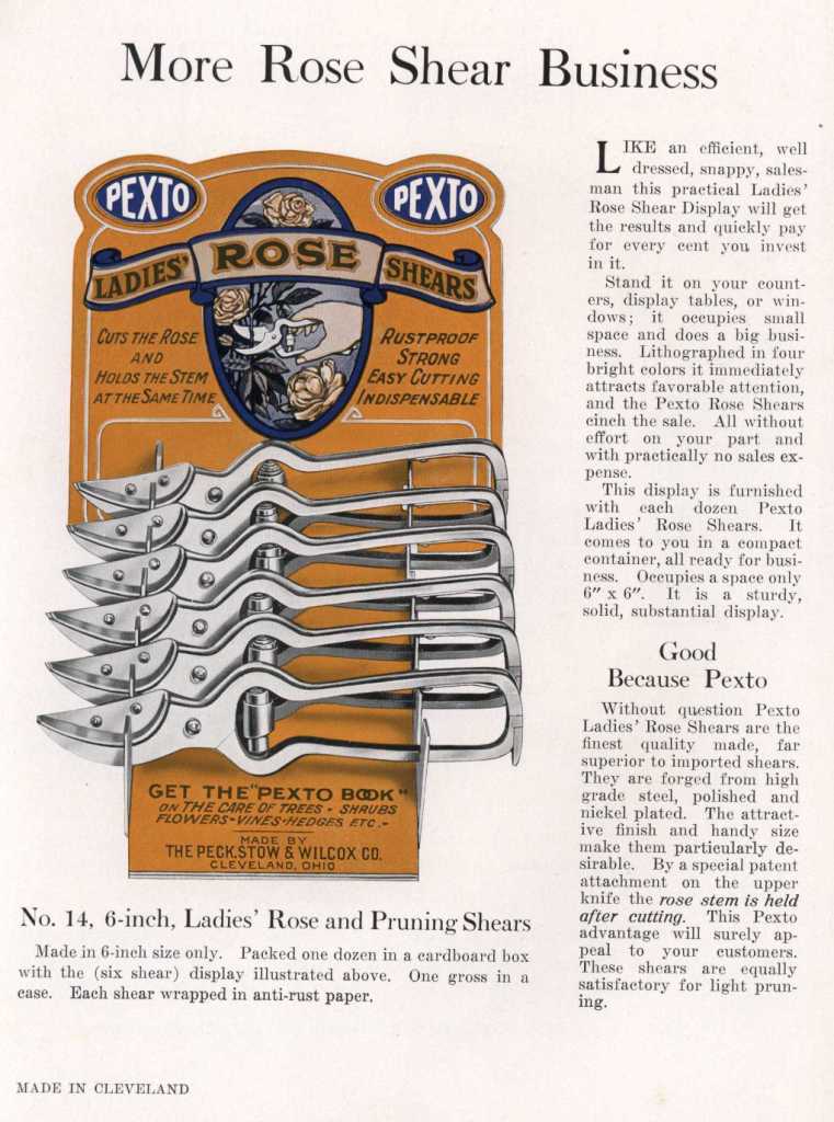 PEXTO Ladies' Rose Shears