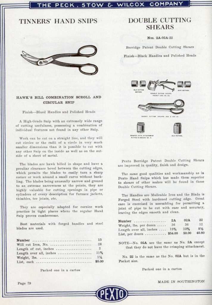 Hawk's Bill snips and Double cutting shears