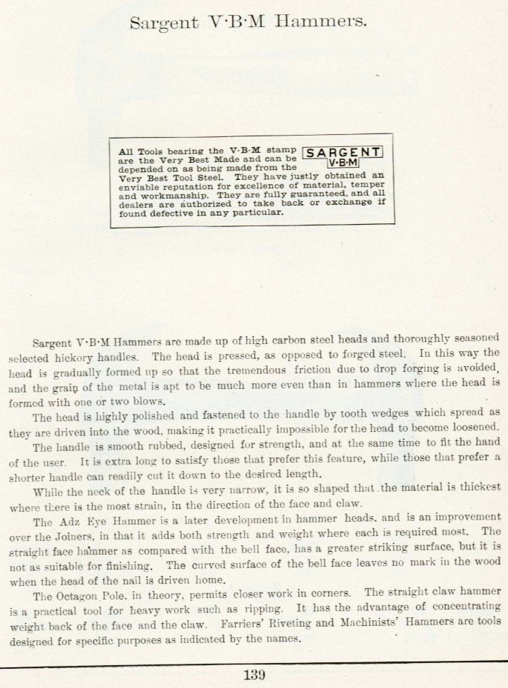 Sargent hammer