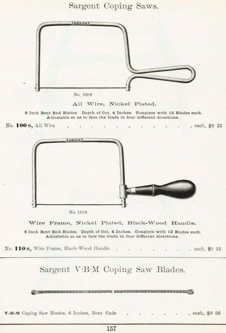 Sargent Coping Saw